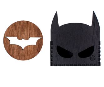 Set suporturi Personalizabil pentru pahare Batman 9 cm x 9 cm