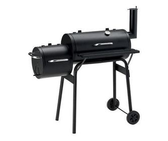 STREND PRO kerti grill, téglalap alakú, kerekekkel, fedeles, füstölővel, kéménnyel, 112 x 63 x 117 cm