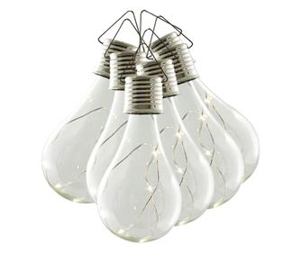 Napelemes lámpa kerthez, izzó típus, LED, 24 db, 7.5x22 cm, Acrux