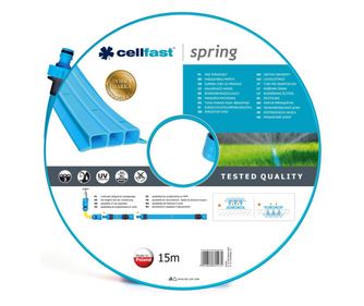 Furtun de gradina, cu irigare, 1/2", 15 m, Cellfast