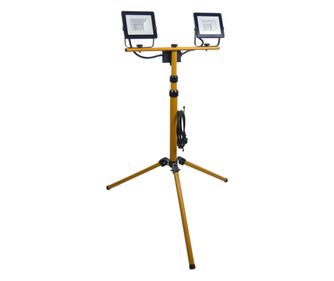 Проектор работен, LED SMD, със статив, 2x30 W, 2x2400 lm, IP65, Strend Pro