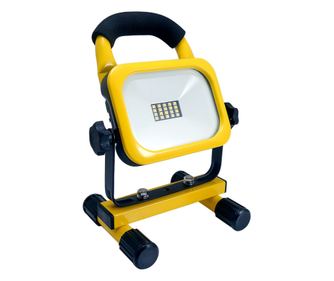 Работен проектор, LED SMD, батерия и стойка, 20 W, 4400 mAh, 1600 lm, IP54