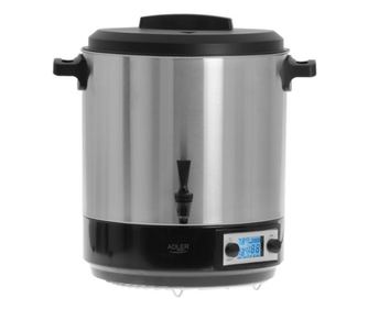 Уред за стерилизиране на консерви Adler AD 4496, 2600W, 28 л, 30-100C, Дисплей с таймер, Инокс