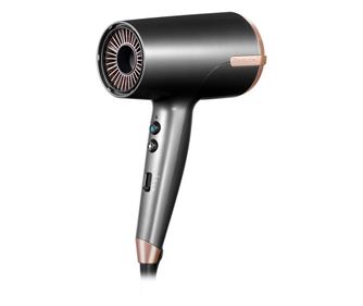 Сешоар Remington ONE D6077, 2000W, Йонизация, Струя 120 км/ч, Cool Shot, Thermacare, Сив/Розов