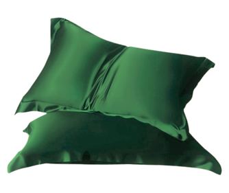 Комплект 2 калъфки за възглавница Kotonia Home Damask Satin DeLux - 100% памук, 50x70 см, Emerald green