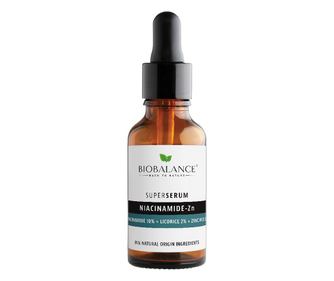 Super Serum Niacinamide-Zn impotriva petelor pigmentare, antirid si pentru controlul sebumului, Bio Balance, 30 ml