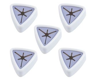 5 db vízálló, öntapadós törölközőtartó nyomásmentes rendszerrel, falra szerelhető, 5 x 2,3 cm