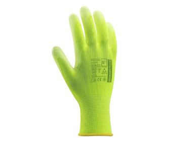 Manusi BUCK verde fosforecent, poliester/poliuretan, marimea XL, Ardon