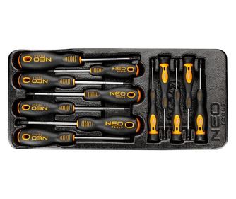 Set surubelnite combinate, pentru dulap mobil, 12 piese, NEO