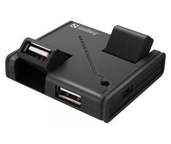 Hub USB 2.0 Sandberg 133-67 4 vrata črna