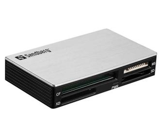 Vse-v-enem čitalnik kartic Sandberg 133-73 USB 3.0 siva
