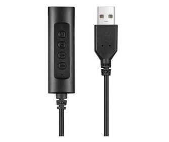 USB avdio adapter za slušalke Jack 3,5 mm 1,5 m črn Sandberg 134-17