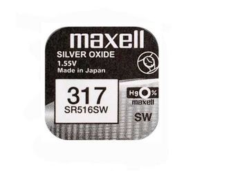 Baterija za uro Maxell SR516SW V317 SR62 1.55V srebrov oksid 1kos