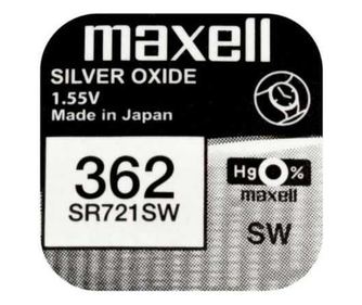 Baterija za uro Maxell SR721SW V362 SR58 1.55V srebrov oksid 1kos