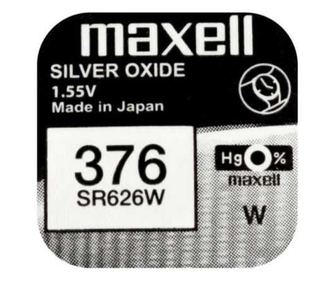 Baterija za uro Maxell SR626W V376 SR66 1.55V srebrov oksid 1kos
