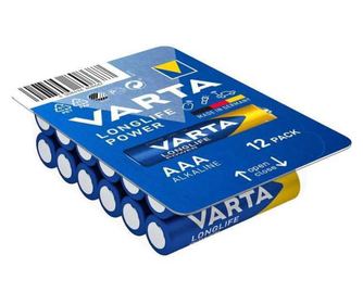 Σετ αλκαλικών μπαταριών R3 (AAA) 12τμχ/μπλίστερ Longlife Power Varta 4903/12B