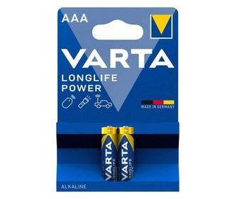 Σετ αλκαλικών μπαταριών R3 AAA 2τεμ/συσκευασία Longlife Power Varta