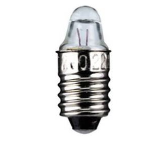 Λάμπα E10 με σπείρωμα 2.2V 0.25A φακός Goobay