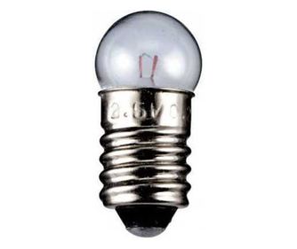 Žarulja E10 4.5V 0.1A globus Goobay