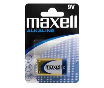 Alkalna baterija 9V Maxell 1 kos/blister
