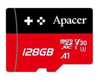 Κάρτα microSDXC UHS-I U3 V30 A1 Gaming Apacer 128GB R100 AP128GMCSX10U7-RAGC