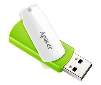 Μνήμη flash USB2.0 64GB πράσινο Apacer AP64GAH335G-1