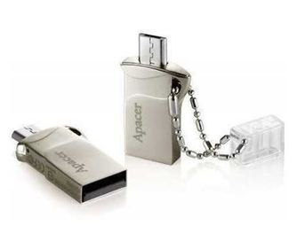 Μνήμη flash OTG/ USB 2.0 8GB Apacer ασημί