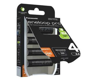 Set akumulatorjev AA NIMH 2500mAh R6 Eneloop Panasonic 4kos Plastic Free