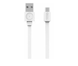 Καλώδιο USB 2.0 - micro USB 1m λευκό Allocacoc