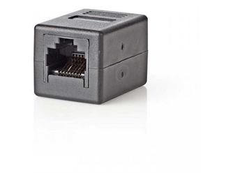 Adaptor retea Cat6 RJ45 8P8C mama - RJ45 8P8C mama negru Nedis