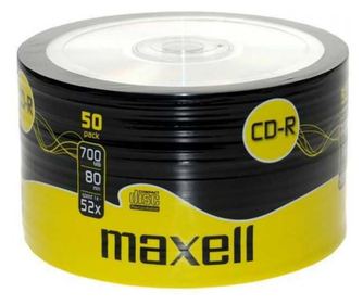 CD-R 700MB 52X 50 kos na foliji Maxell