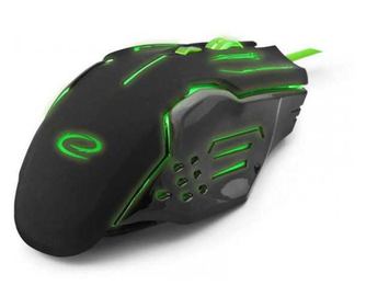 Ποντίκι οπτικό USB gaming 800-2400DPI 6 κουμπιά πράσινο ESPERANZA