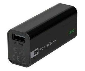 Prenosna baterija powerbank GP 2600mAh črna 1C02AB