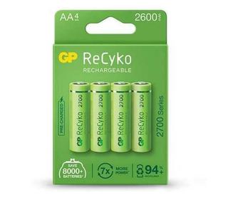 Set akumulatorjev R6 AA NiMh 2700mAh 4kos GP ReCkyo