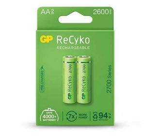 Set akumulatorjev R6 AA NiMh 2700mAh 2 kosa GP ReCkyo