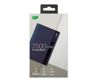 Zunanji akumulator PowerBank GP B07A 7500mAh moder