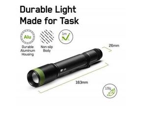 LED svetilka GP C33 črna 150lm 2x AA