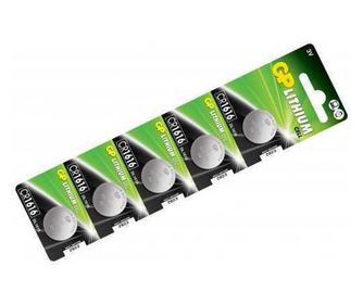 Litijeva gumbna baterija GP CR1616 3V 55mAh 16x1.6mm 1kos