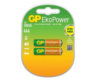 Set akumulatorjev R3 AAA 650mAh NiMH Eko 2kos/blister GP