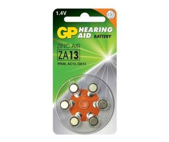 Baterije za slušne aparate GP 7.9 x 5.4 mm GPZA13-D6