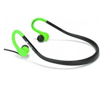 Stereo slušalke v ušesu 3,5 mm Cougar zelene/črne vodoodporne NGS