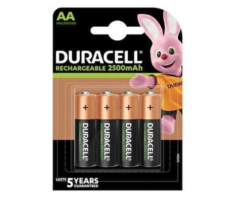 Komplet akumulatorjev Ni-Mh mignon AA R6 1.2V 2500mAh Duracell HR6/DX1500