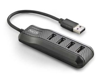 Hub USB 2.0 4 vhodi USB črna NGS Port 2.0