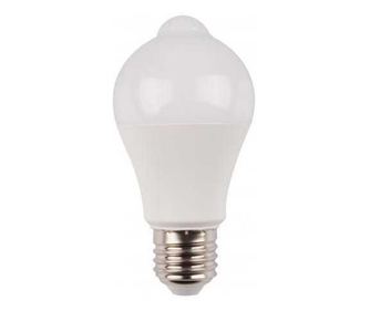 Λάμπα LED με αισθητήρα κίνησης PIR A60 10W 810lm φυσικό φως 4000KWell