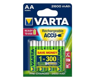 Σετ μπαταριών Varta AA 2600mAh Varta 4τεμ