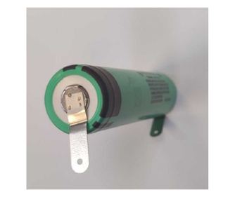 Akumulator Li-Ion Panasonic 18650 3.6V 3100mA 5.9A ploščat s terminalnimi lamelami NCR18650A