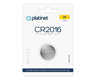 Μπαταρία CR2016 3V blister 1ΤΜΧ PLATINET PMBCR20161