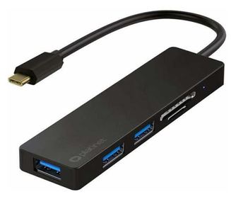 Σταθμός σύνδεσης HUB 5 σε 1 USB TYPE C - 3x USB 3.0 και αναγνώστης καρτών Platinet