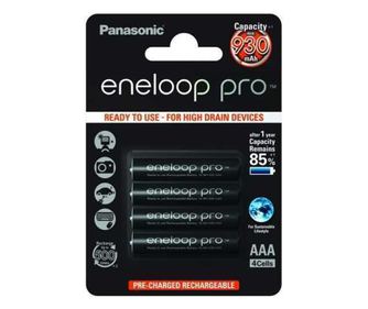 Set akumulatorjev AAA NIMH 930mAh R3 Eneloop Panasonic 4kos