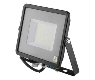 Reflektor LED SMD Slim 50W 5750lm 6500K IP65 černý CIP SAMSUNG V-Tac SKU-21761
